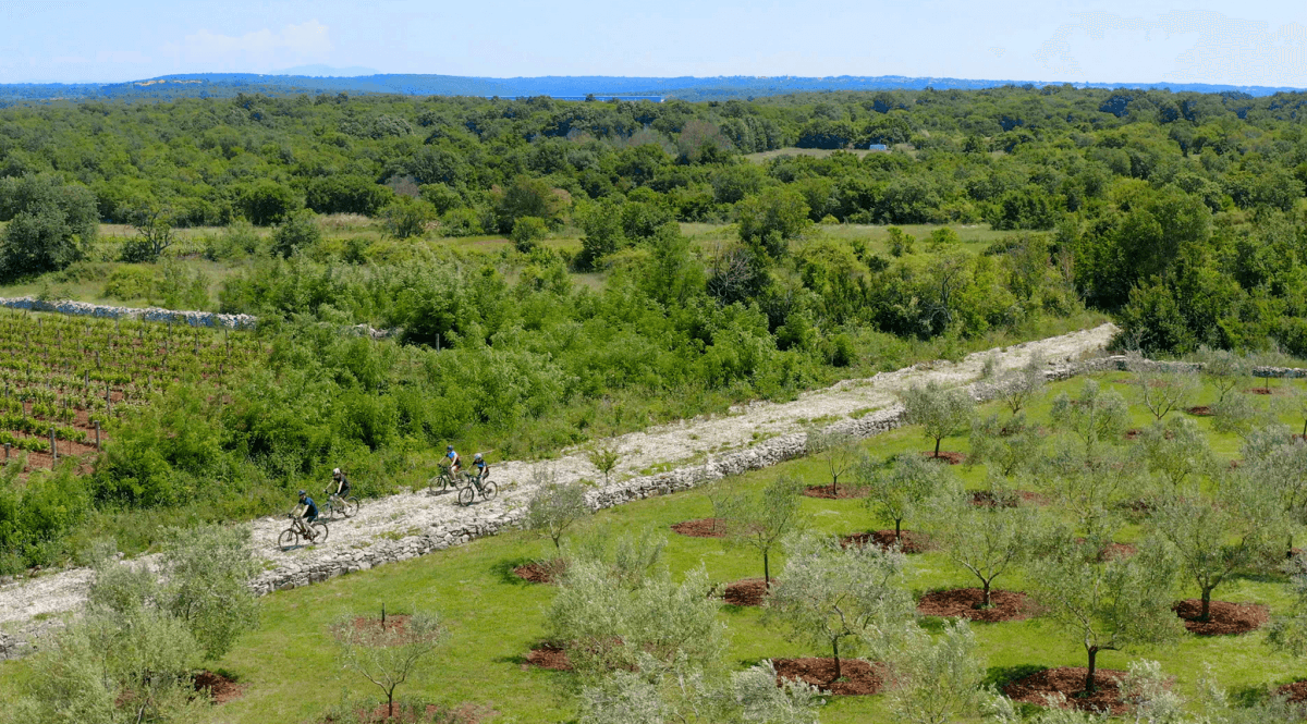 Rail to Rovinj cycling route