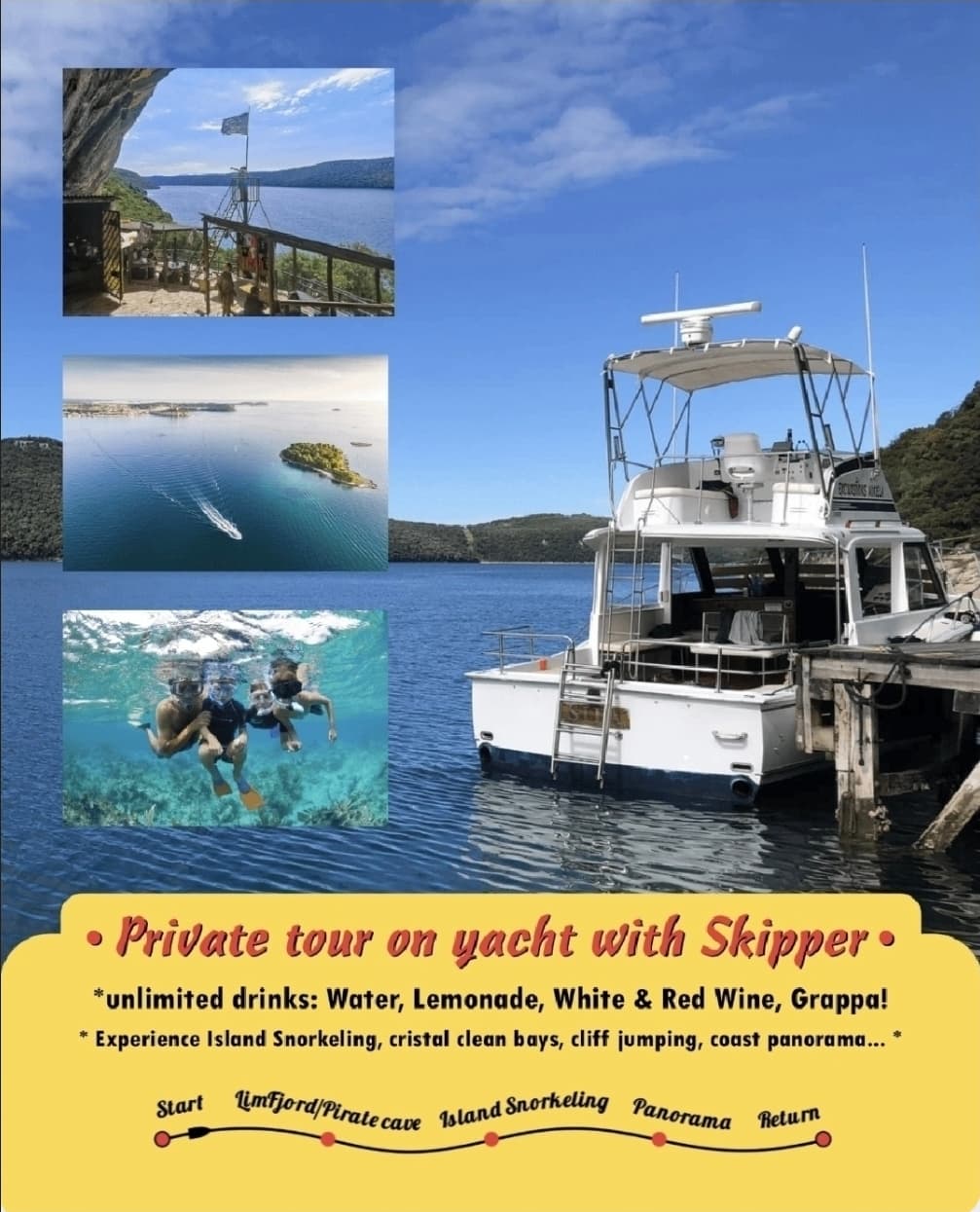 Private boat tour (Excursions Mikela 2)